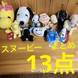Jouet En Peluche Snoopy Poupée Mascotte Charlie Brown Woodstock Arachides Anime Lot 13