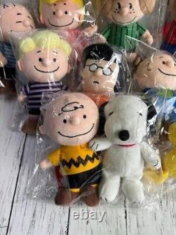 Jouet en peluche du groupe PEANUTS - Ensemble de 12 poupées Snoopy et ses amis Charlie, Lucy et Pig Pen