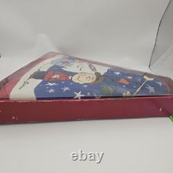 Jupe de sapin de Noël lumineuse Hallmark Peanuts Charlie Brown et Snoopy avec boîte et cordon