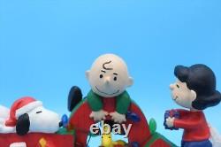 KURT SADLER Pièce de table en résine Peanuts Joy Snoopy Noël Charlie Brown