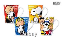 Kfc × Snoopy Charlie Brun Mug Tasse Spécial Pack 2022 Ensemble De 4 Japon Avec Boîte F