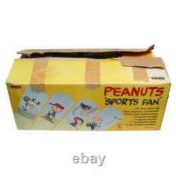 Kit d'éclairage de ventilateur de plafond VTG Peanuts Sports Fan 42 avec quatre pales Snoopy Charlie Brown