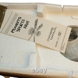 Kit d'éclairage de ventilateur de plafond VTG Peanuts Sports Fan 42 avec quatre pales Snoopy Charlie Brown