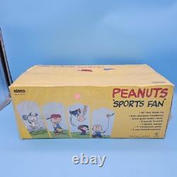 Kit de lumière de ventilateur de plafond VTG Peanuts Sports Fan 42 pouces à quatre pales Snoopy Charlie Brown