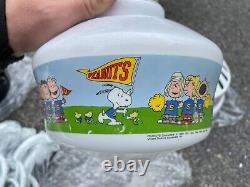 Kit de lumière de ventilateur de plafond pour les fans de sport de Peanuts Vtg 42 quatre lames Snoopy Charlie Brown