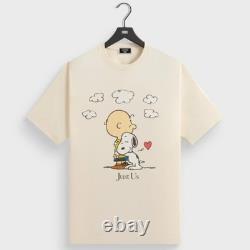 Kith pour Peanuts Charlie Brown Just Us Tee, Taille M Homme Sandrift