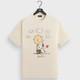 Kith Pour Peanuts Charlie Brown Just Us Tee, Taille M Homme Sandrift