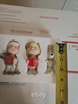LENOX PEANUTS CAROLE DE NOËL Sally Snoopy Charlie Brown Lucy Linus avec boîte