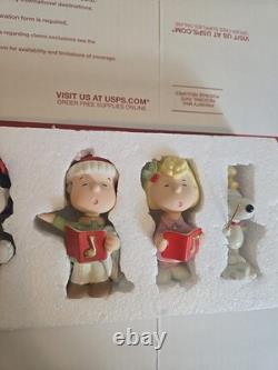 LENOX PEANUTS CAROLE DE NOËL Sally Snoopy Charlie Brown Lucy Linus avec boîte