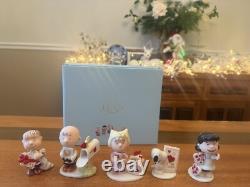 LENOX PEANUTS JOUR DE LA SAINT-VALENTIN - SNOOPY Lucy SALLY Linus Charlie NWB