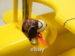 Lampe de table en bois N3N biplan Peanuts Charlie Brown Snoopy As du Vol Baron Rouge