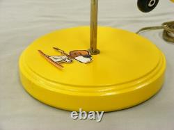 Lampe de table en bois N3N biplan Peanuts Charlie Brown Snoopy As du Vol Baron Rouge