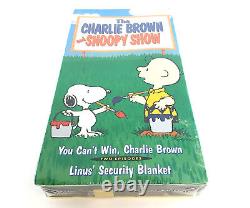 Le Charlie Brown et Snoopy Show VHS Deux épisodes Peanuts Linus Rare Neuf Sous cellophane