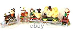 Le train spécial de Thanksgiving Peanuts de Danbury Mint Snoopy Charlie Brown Lucy