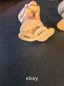 Lenox Peanuts C'est le Beagle de Pâques Ensemble de 5 Charlie Brown Lucy Snoopy Nouvelle Boîte