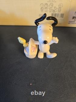 Lenox Peanuts C'est le Beagle de Pâques Ensemble de 5 Charlie Brown Lucy Snoopy Nouvelle Boîte