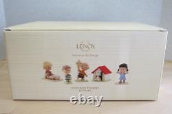 Lenox Peanuts Célèbre 60 Ans Ensemble de 5 Charlie Brown Lucy Snoopy Neuf dans la Boîte