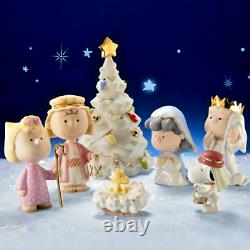 Lenox Peanuts Christmas Pageant Nativité Snoopy Charlie Brown Nouveaut En Box