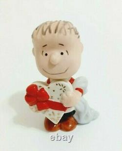 Lenox Peanuts Saint Valentin Figurines Party Charlie Brown Snoopy Lucy 5 Pc Set