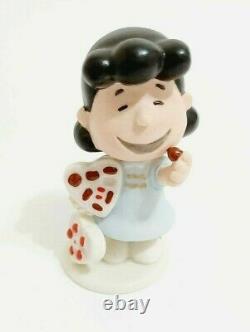 Lenox Peanuts Saint Valentin Figurines Party Charlie Brown Snoopy Lucy 5 Pc Set