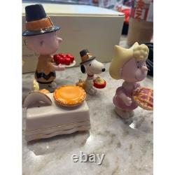 Lenox Peanuts Thanksgiving Charlie Brown Sally Snoopy Linus Lucy NEUF EN BOÎTE