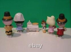 Lenox Peanuts Thanksgiving Charlie Brown Sally Snoopy Linus Lucy Nouveau Dans Box Wcoa