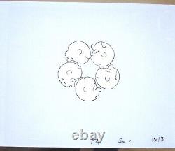 Les années 1970 CHARLIE BROWN PEANUTS Charles Schulz ORIGINAL comic PRODUCTION CEL snoopy