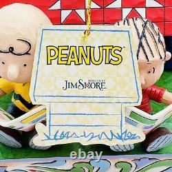 Les bandes dessinées du dimanche Peanuts de Jim Shore Snoopy Charlie Brown Lucy Linus Enesco RARE