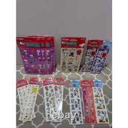 Lot d'autocollants Peanuts Vintage Snoopy Charlie Brown Lucy Linus Scrapbooking
