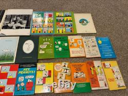 Lot de 24 livres Peanuts / Charlie Brown de Charles M. Schulz, rare Snoopy