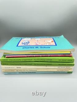 Lot de 48 livres vintage Peanuts Charlie Brown Snoopy