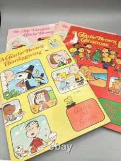 Lot de 48 livres vintage Peanuts Charlie Brown Snoopy