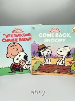 Lot de 48 livres vintage Peanuts Charlie Brown Snoopy