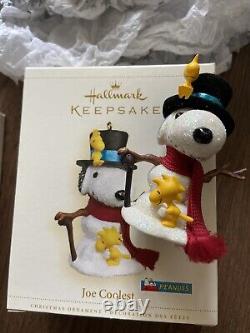 Lot de 8 décorations en forme de cacahuètes Snoopy et Charlie Brown de Hallmark