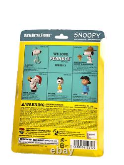 Lot rare de 3 figurines Snoopy Medicom UDF Charlie Brown Ver Snoopy 1965 & Joe Cool #212