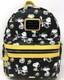Loungefly Peanuts Snoopy Woodstock Charlie Brown Mini Sac &agrave; Dos Noir Jaune Nwt