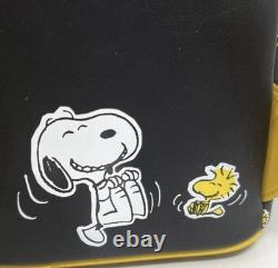 Loungefly Peanuts Snoopy Woodstock Charlie Brown Mini Sac à Dos Noir Jaune NWT