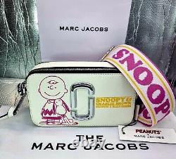 Marc Jacobs Collaboration Peanuts Snapshot Snoopy &charlie Brown Petit Sac De Caméra