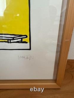 Mark Drew Snoopy Sérigraphie Charlie Brown Pop Art Édition Limitée Jaune Du Japon