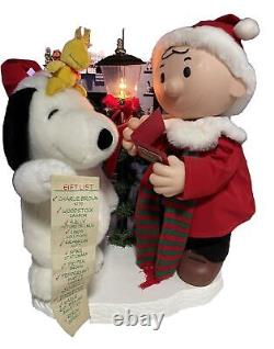 Meilleur Animé de Noël : Peluche Charlie Brown Snoopy avec Lampe, Les Deux Bougent 22