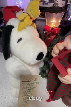 Meilleur Animé de Noël : Peluche Charlie Brown Snoopy avec Lampe, Les Deux Bougent 22