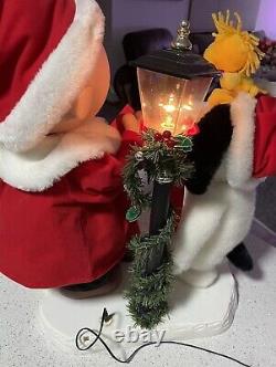 Meilleur Animé de Noël : Peluche Charlie Brown Snoopy avec Lampe, Les Deux Bougent 22