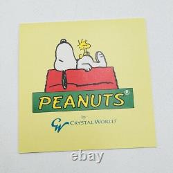 Monde de Cristal Arachides Un Noël de Charlie Brown #39/2,750 RARE LECTURE