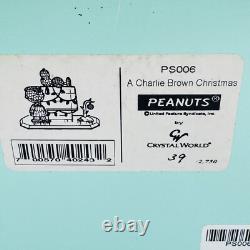 Monde de Cristal Arachides Un Noël de Charlie Brown #39/2,750 RARE LECTURE