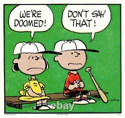 Mondo Doomed Peanuts Snoopy Art Print Charles Schulz Affiche Charlie Brown Comic