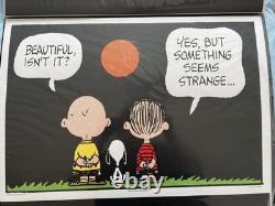 Mondo Peanuts Art Print # Halloween, Snoopy et Charlie Brown par Charles Schulz