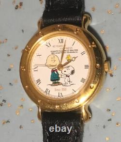 Montre 40 ans de bonheur Snoopy Charlie Brown Peanuts Citizen Vega 1990
