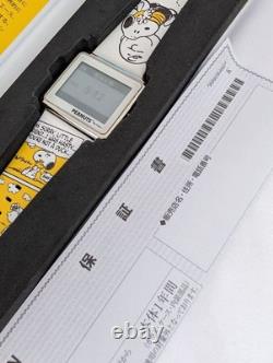 Montre Epson Smart Canvas Snoopy & Charlie Brown Batterie Neuve Morte