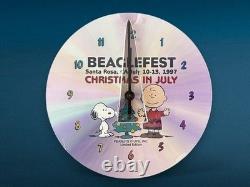 Montre Murale Édition Limitée Beaglefest Peanuts Snoopy Charlie Brown 1997 21,5 cm