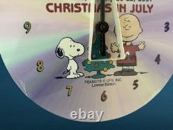 Montre Murale Édition Limitée Beaglefest Peanuts Snoopy Charlie Brown 1997 21,5 cm